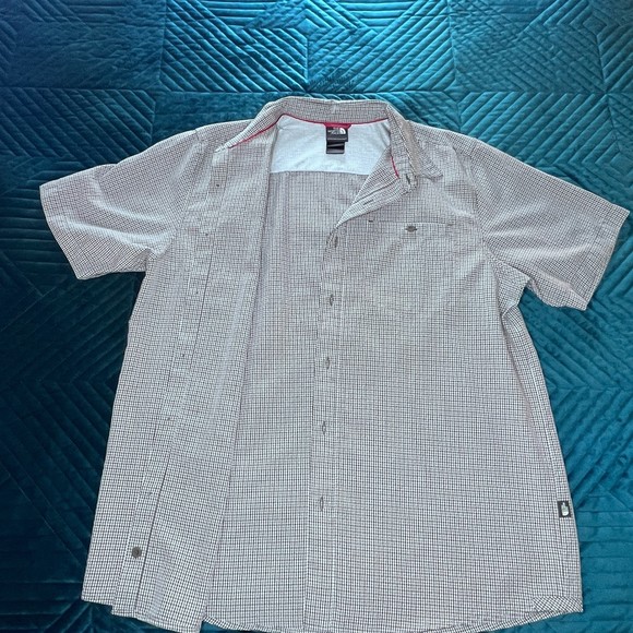 The North Face Mens Brown Short-sleeve Dress Sun Shirt Large - Picture 7 of 8